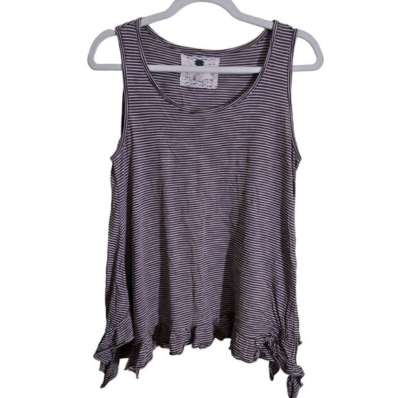 Lot Of 3 Cupio Sleeveless Ruffle Assymetric Hem Jersey Size M - Picture 4 of 10